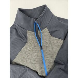Under Armour Pullover Womens XS Fitted Cold Gear 1/2‎ Zip Thumb holes Gray